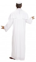 Vista previa: Disfraz de Papa Johannes blanco para hombre