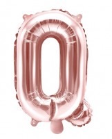 Folienballon Q roségold 35cm
