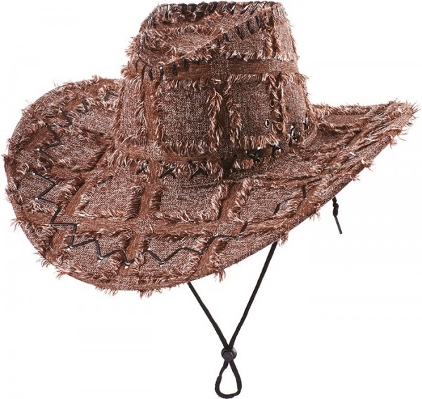 Chapeau cowboy effet patch Django