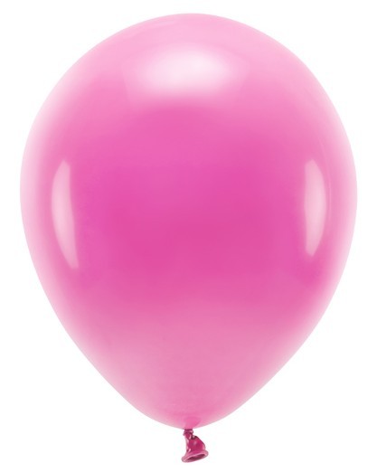 100 globos pastel eco rosa 26cm