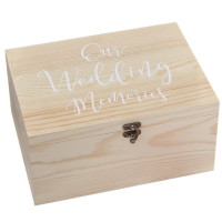 Anteprima: La nostra scatola di legno di ricordi di nozze
