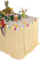 Colourful Hawaiian Table Skirt 2.75m x 75cm