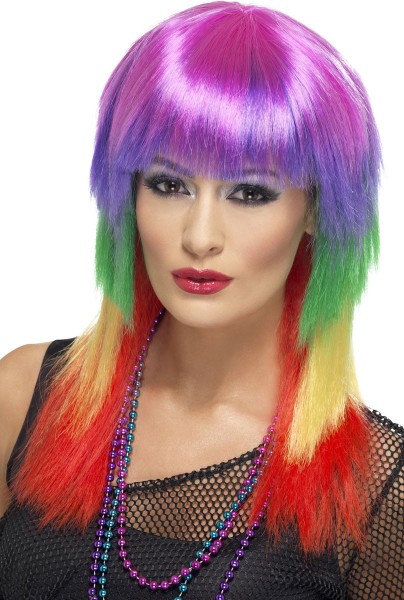Signore Rocker Rainbow Wig