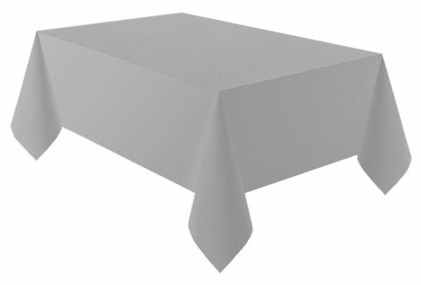 Stone gray eco tablecloth 2.74m