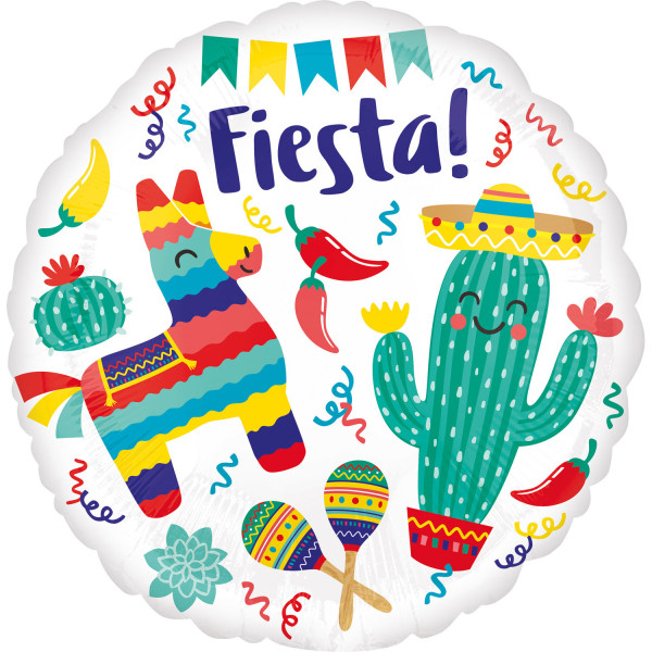 Hete Fiesta folie ballon 43cm