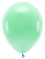 100 Eco Pastell Ballons mintgrün 30cm