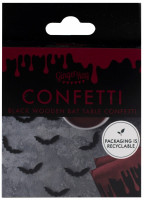 Preview: Confetti Bat Black Wood
