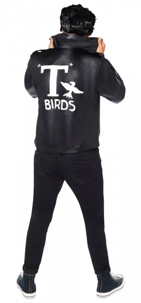 Chaqueta negra de T-Bird para hombre