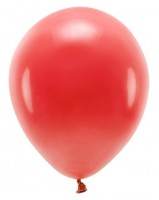 10 Eco Pastell Ballons rot 26cm