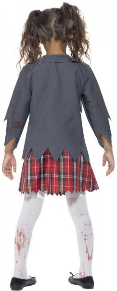 Disfraz infantil de colegiala zombie sangrienta 3
