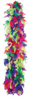 Vorschau: Farbenfrohe Federboa 180cm