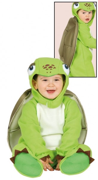 Uroczy kostium żółwia dla niemowląt