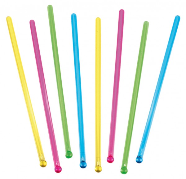 10 bâtonnets de fête d'été Be Colourful