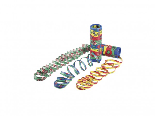Serpentina colorido amuleto de la suerte 4m