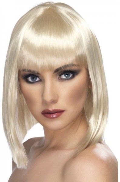 Glamorous party wig blond