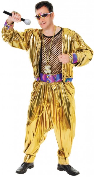 Costume Proll Rapper MC Pimp Deluxe des années 80