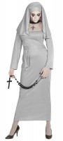 Vista previa: Disfraz de monja del terror Amalthia para mujer