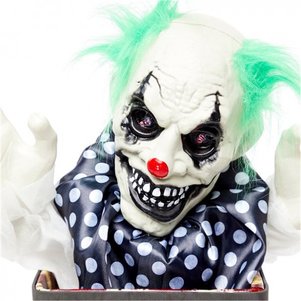 Geanimeerde horror clown box duivel 4