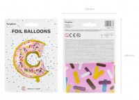 Voorvertoning: Sprinkles donut folieballon 48 x 50 cm