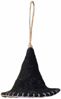Widok: Filcowy kapelusz czarownicy 8cm