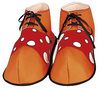 Grandi scarpe da clown Fridolin