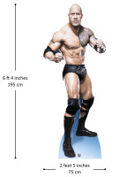 Preview: The Rock cardboard cutout 1.95m