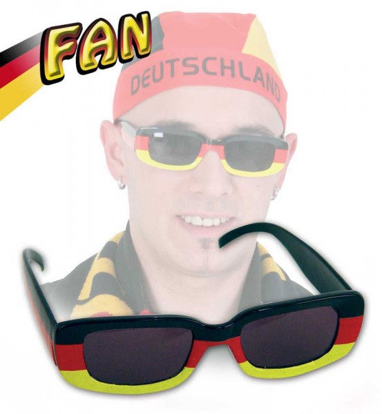 Deutschland Fan Sonnenbrille