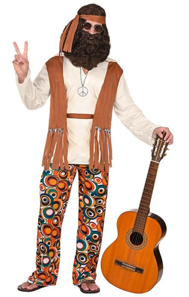 Hippie Floyd kostume til en mand