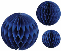 3 Blauwe Eco Honingraatballen