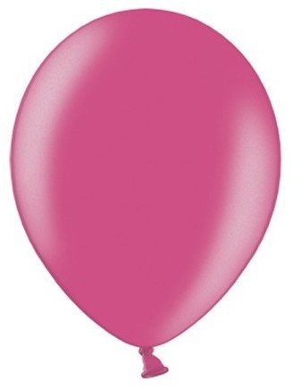 20 Partystar metallic Ballons pink 23cm
