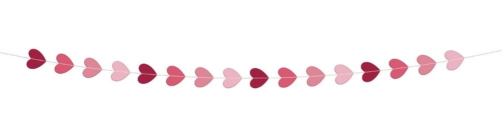 Party-Discount Girlande Taubenpaar – 3 Meter, Weiß, Papier-Deko Für Hochzeit & Feiern