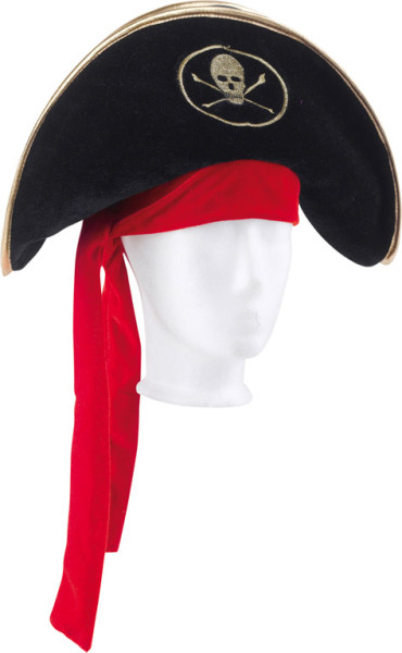 Caribbean pirate captain hat