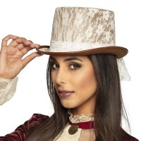 Preview: Pointed steampunk top hat