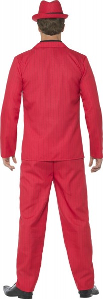 Disfraz de gángster caballero deluxe en rojo 3