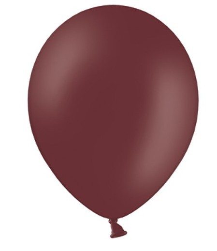 100 ballonnen kastanje bruin 26cm