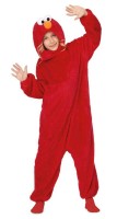 Vista previa: Disfraz de peluche de Elmo para niño