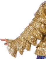 Gold tinsel jacket for women