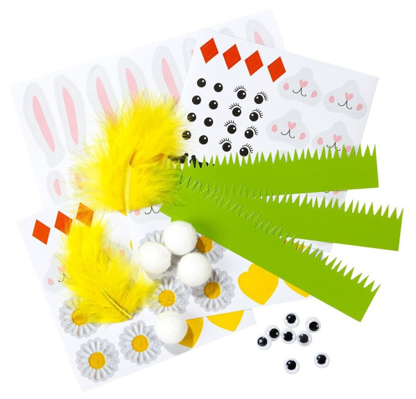 Set di decorazioni per uova di Pasqua Buona Pasqua 2