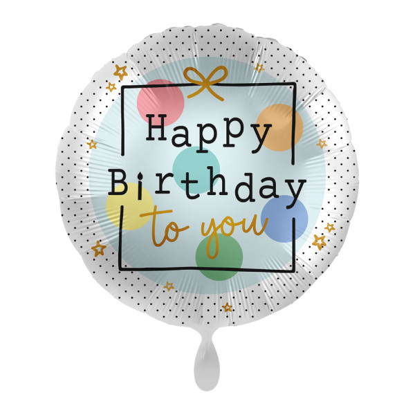 Heliumballon in der Box Birthday Present