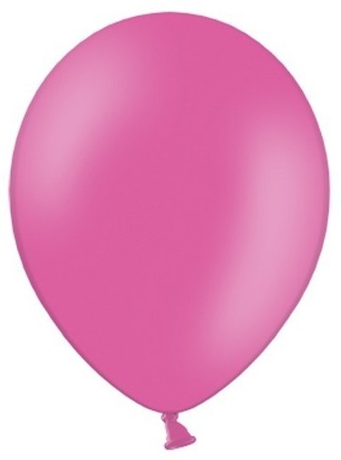 50 party star balloons pink 30cm
