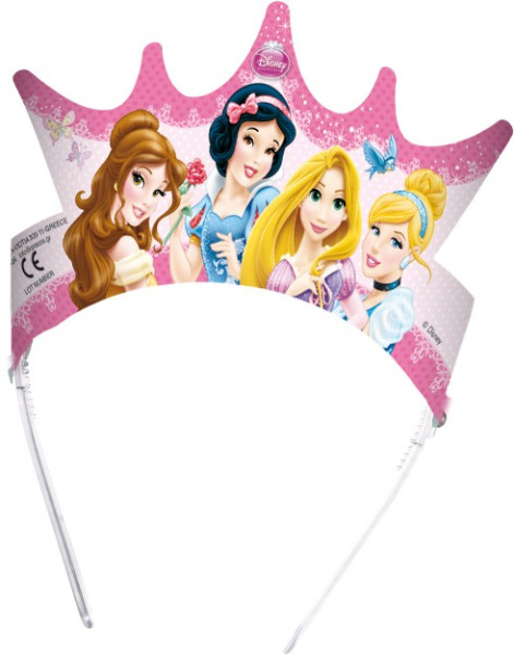 6 roze Disney Princess Princesses Tiaras
