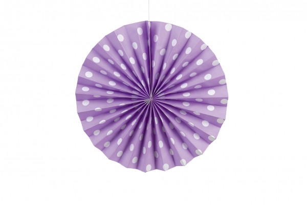 Points Fun paquete de abanicos decorativos violeta de 2 40 cm