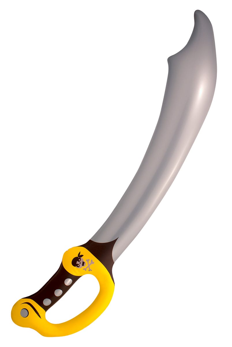 Aufblasbares Schwert Piraten Säbel circa 73cm 