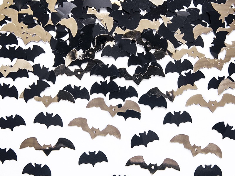 Confettis De Table En Forme De Chauve-souris - Lot De 100 Paillettes Noires - Neuf - Offre Spéciale 2=3