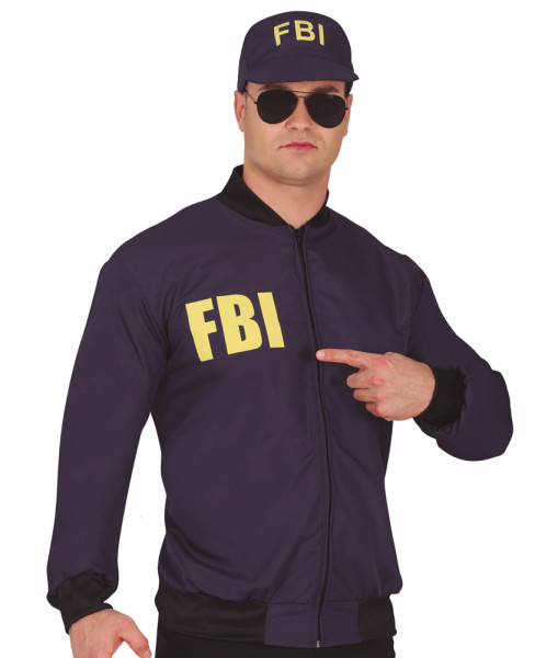 Ensemble de costumes du FBI 2 pièces pour hommes