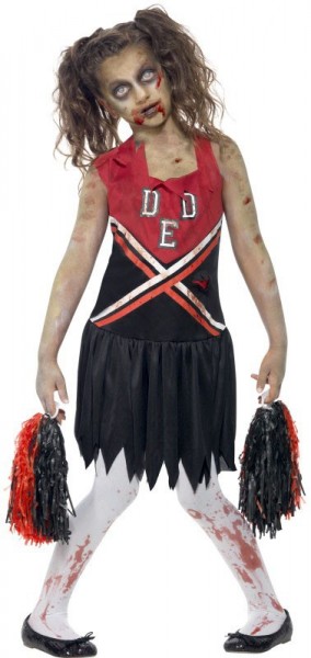 Horror meisje cheerleader kostuum