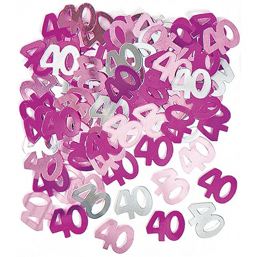 40 cumpleaños Pinkes Streudeko Wunder