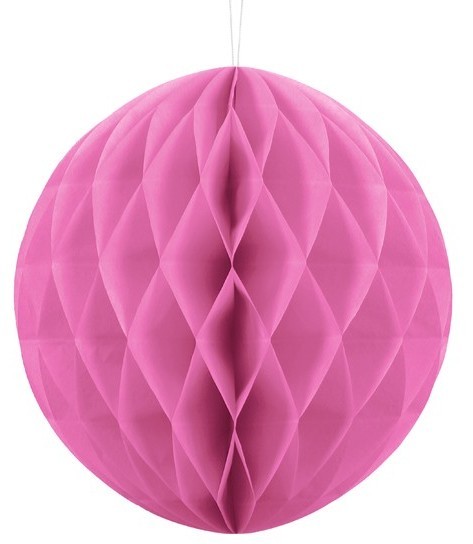 Lumina honeycomb boll rosa 30cm