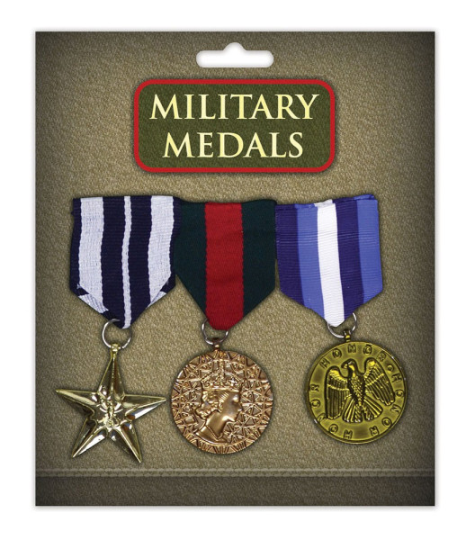 3 military medals