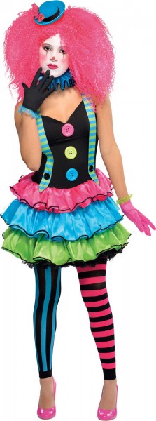 Kesse Clownin Kostüm Für Kinder